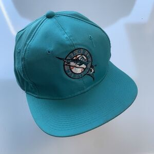 Vintage Florida Marlins Embroidered Baseball Hat Vtg Youngan MLB Sport 90s
